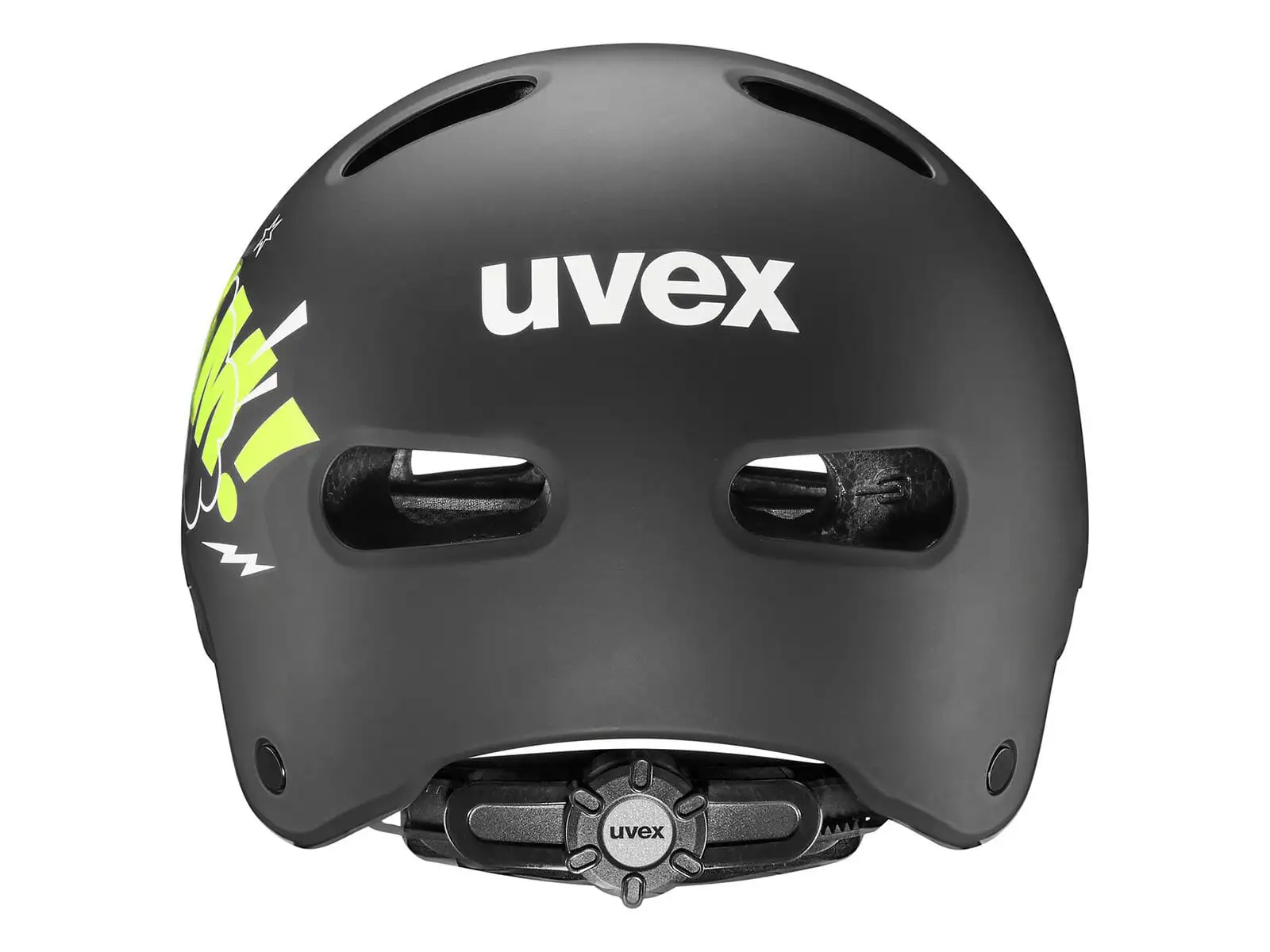 Uvex Kid 4 Style kask dziecięcy Bam Black/Lime Matt