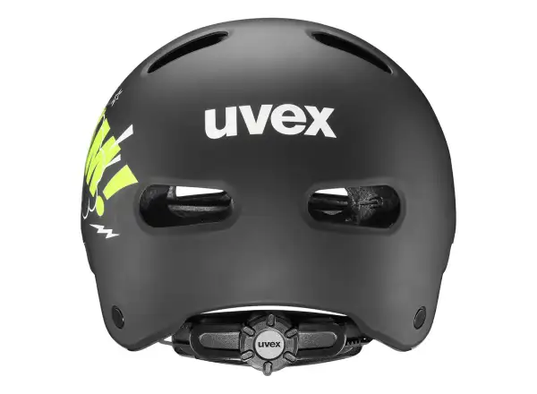 Uvex Kid 4 Style kask dziecięcy Bam Black/Lime Matt