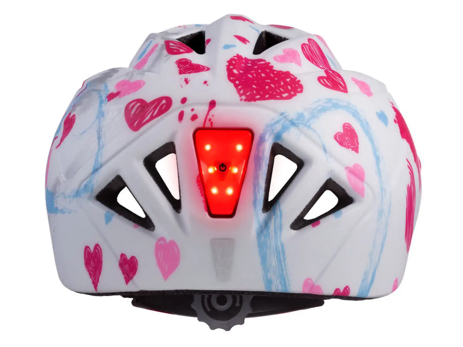 Etape Pluto Light dziecięcy kask rowerowy biała/różowa matowa