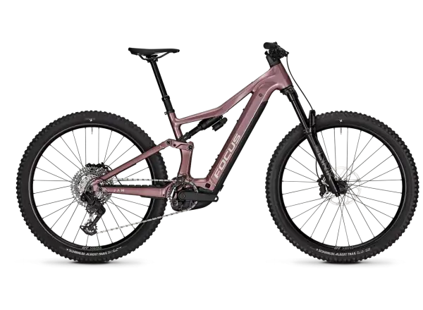 Focus JAM 8 600Wh w pełni amortyzowany rower elektryczny Mauve / Darkmauve