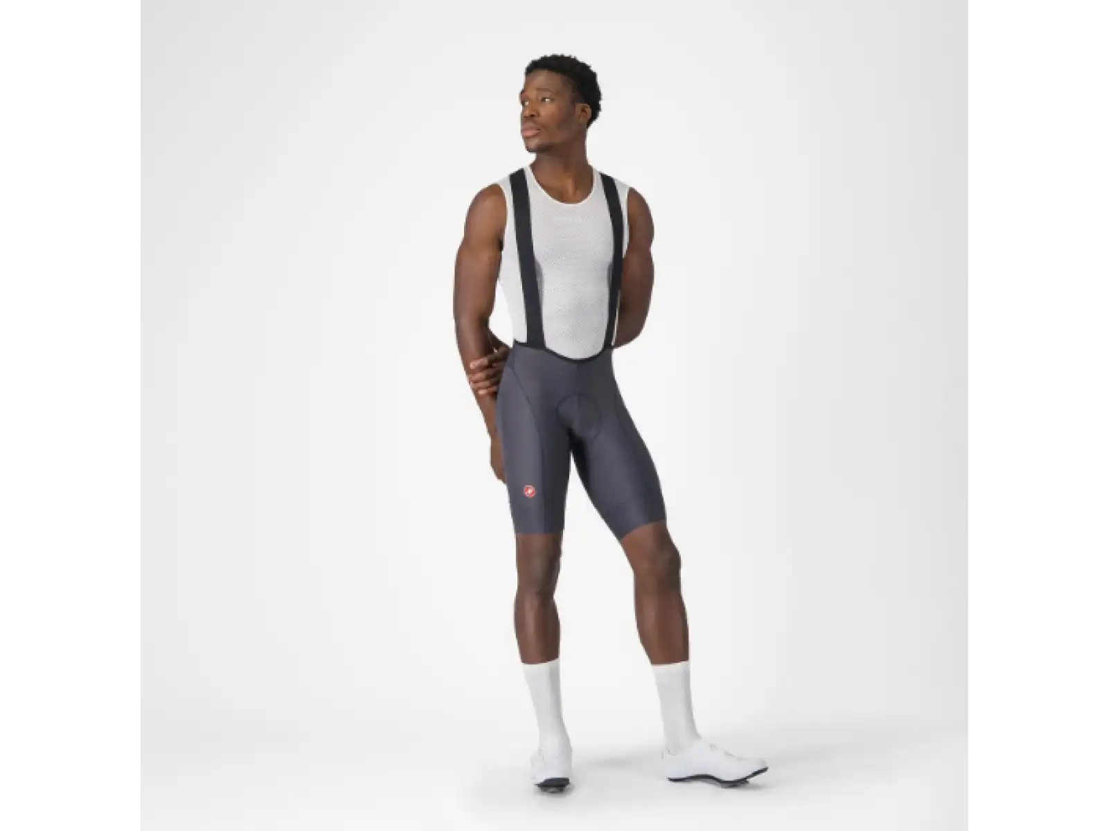 Castelli Competizione 2 męskie spodnie z szelkami Dark Gray