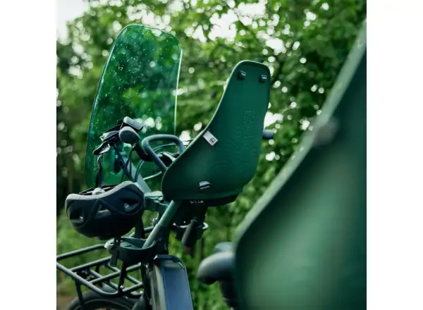 Urban Iki BIO fotelik dziecięcy przedni z adapterem na mostek Mosu Green/Bincho Black