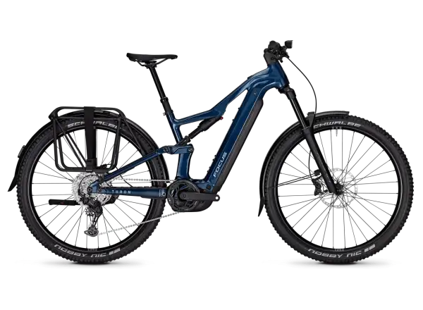 Focus THRON 7 EQP 800Wh w pełni amortyzowany rower elektryczny Azurblue / Sydneyblue