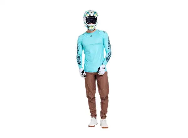 Troy Lee Designs Sprint Ultra męska koszulka z długim rękawem Mono Real Teal