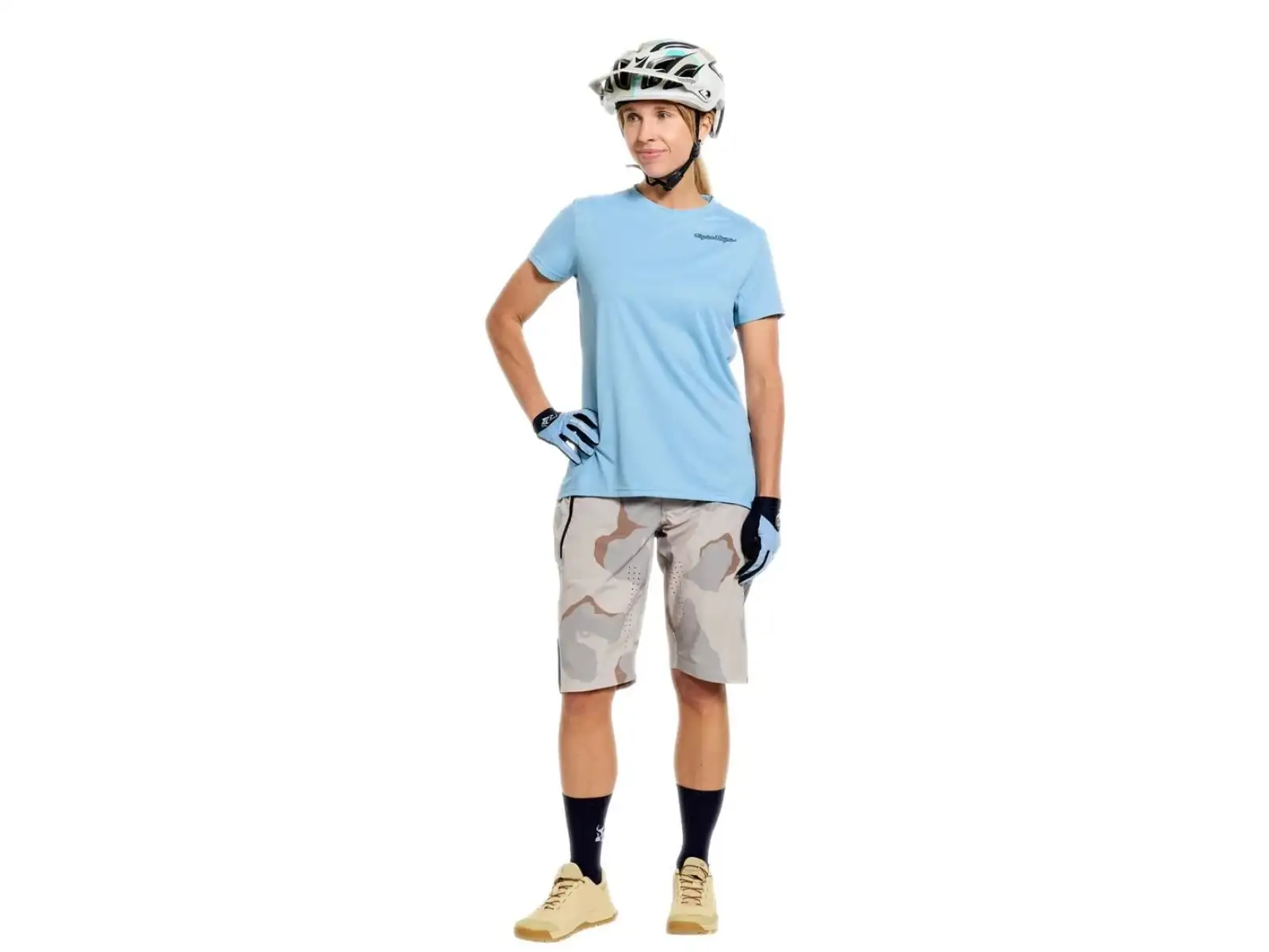 Troy Lee Designs Lilium Pro damskie spodenki Flow Camo Pumice