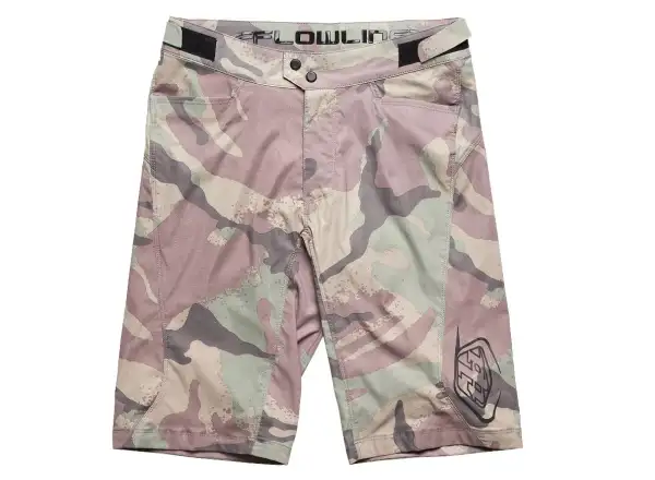 Troy Lee Desings Flowline spodenki z wkładką Camo Woodland
