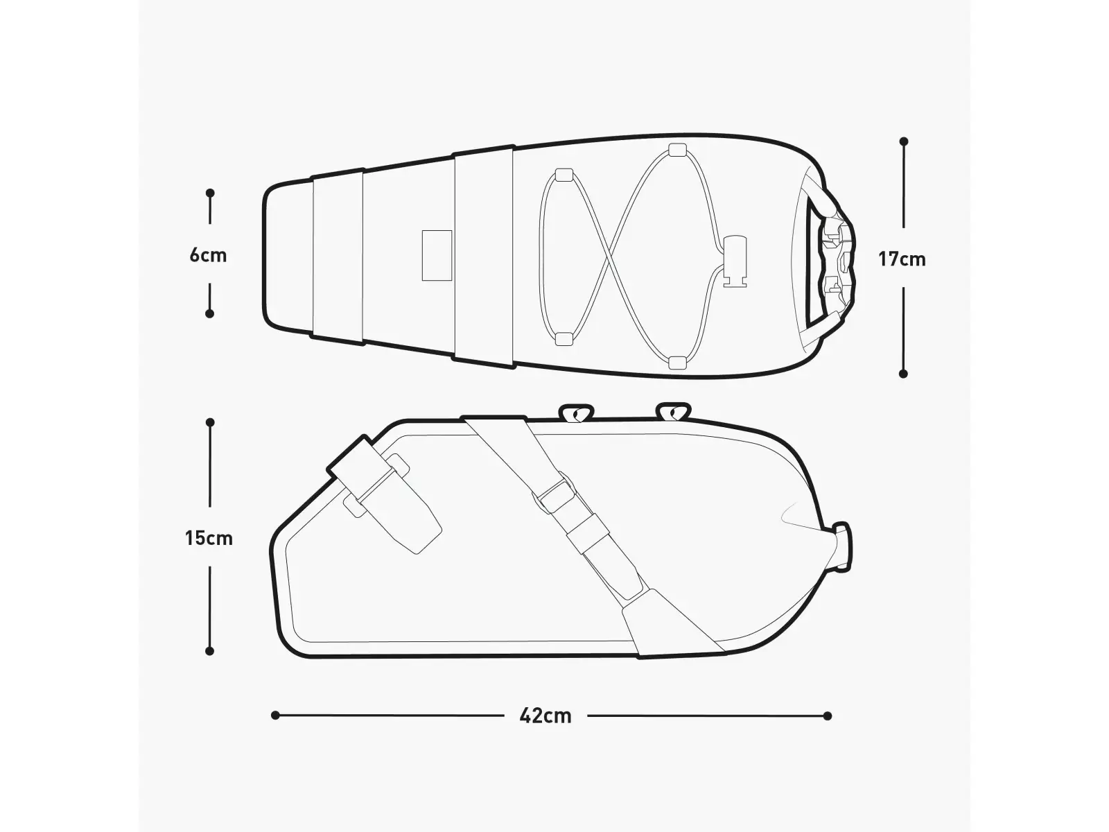 Evoc Seat Pack Ultra WP 7 torba podsiodłowa Black