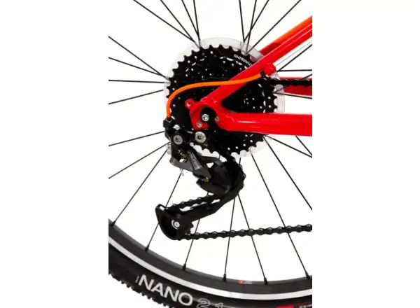 Rock Machine Thunder 27 VB dziecięcy rower górski Gloss Red/Black/Orange