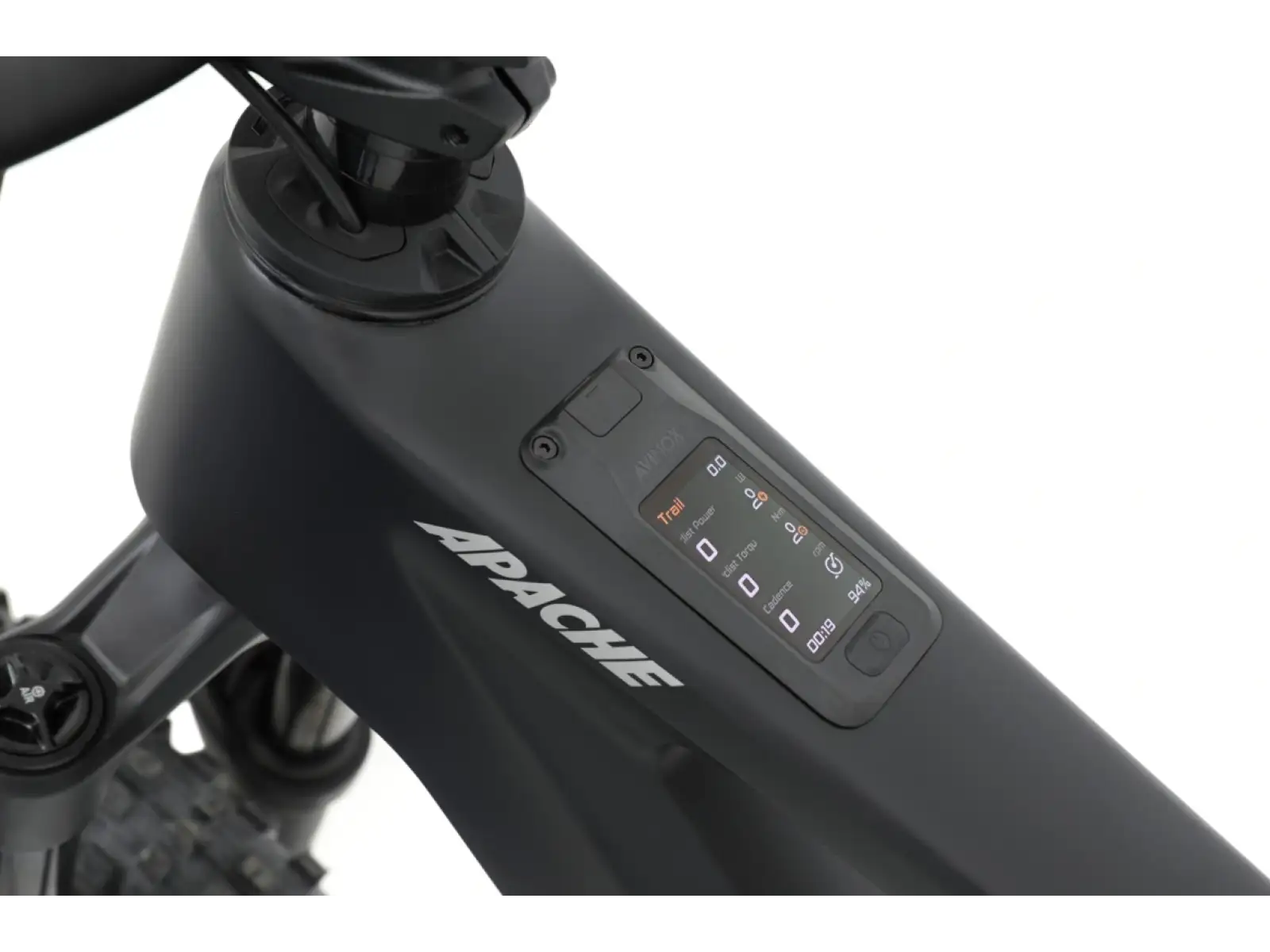 Apache Eagle 3 Avinox 800 Wh czarny rower elektryczny z pełnym zawieszeniem