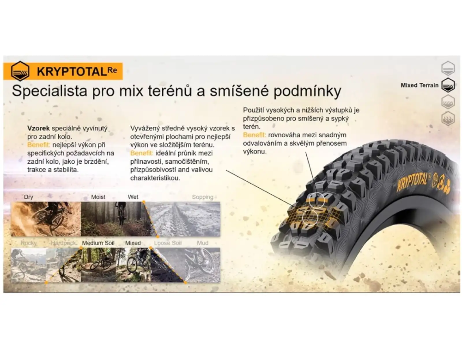 Continental Kryptotal Enduro Soft 27,5x2,60" TLR E-25 MTB opona kevlar tył czarna