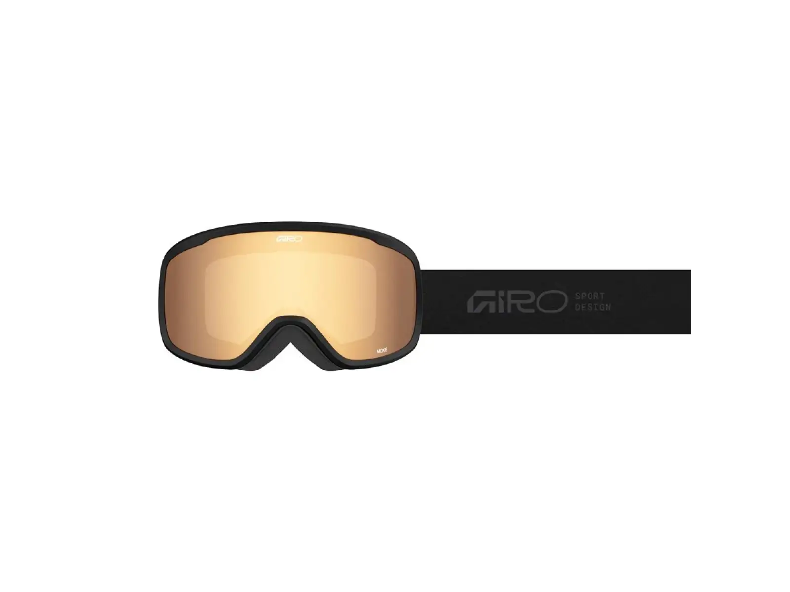 Giro Moxie damskie gogle narciarskie Black Stacked/Amber Gold/Yellow (2szyby)