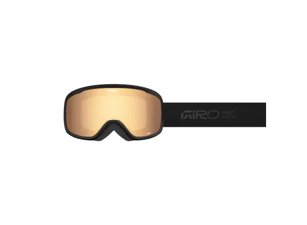 Giro Moxie damskie gogle narciarskie Black Stacked/Amber Gold/Yellow (2szyby)