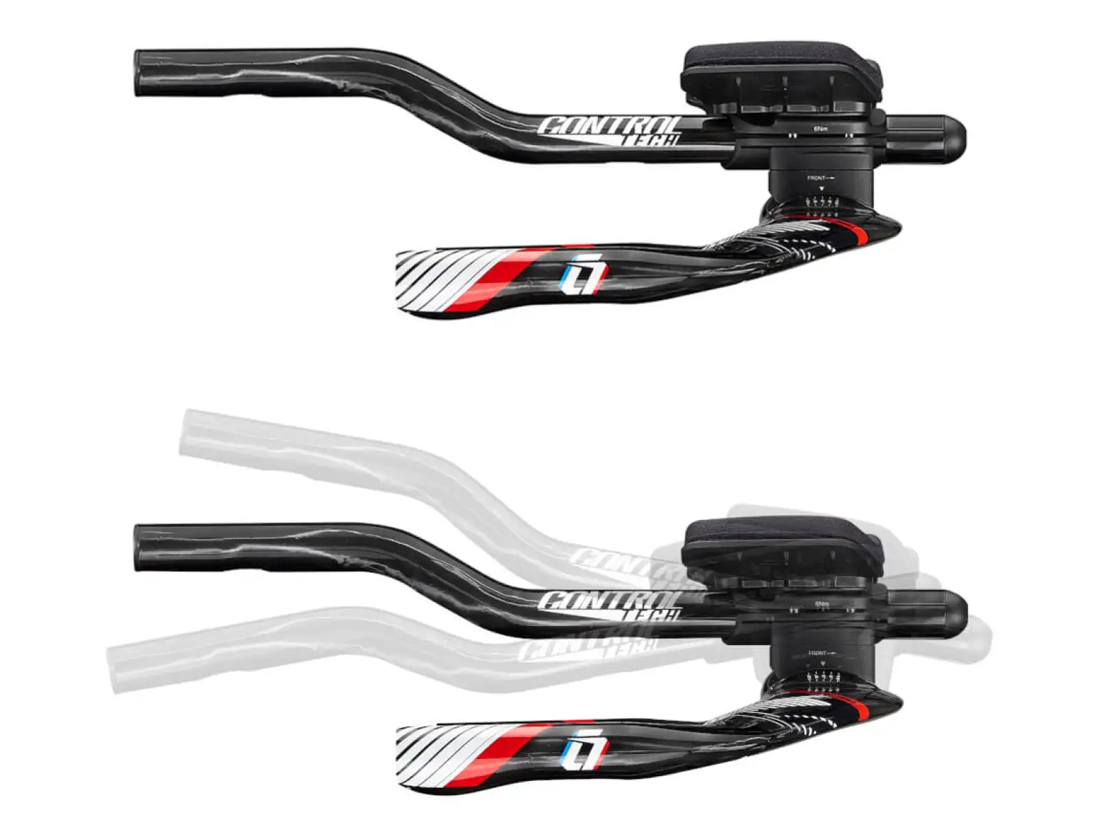 ControlTech Time Zone Aerobar karbon kierownica czarna