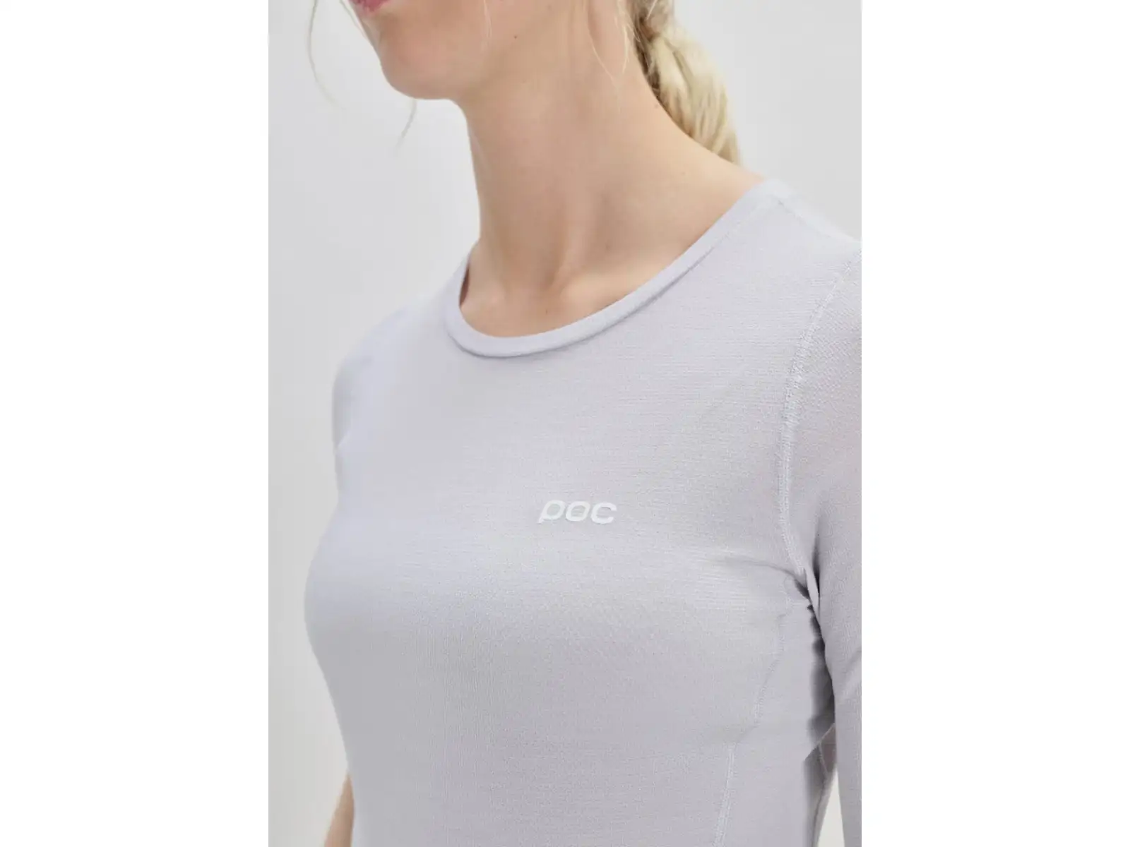 POC Layer Mid damska koszulka termoaktywna krótki rękaw Granite Grey