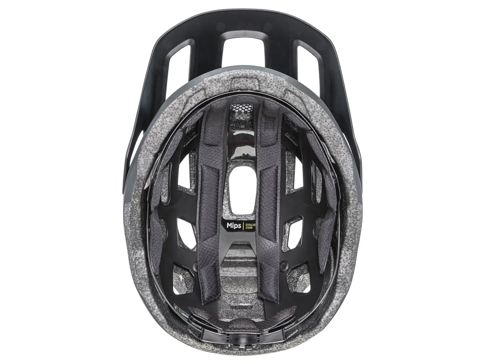 Uvex React JR. Mips kask Black Matt