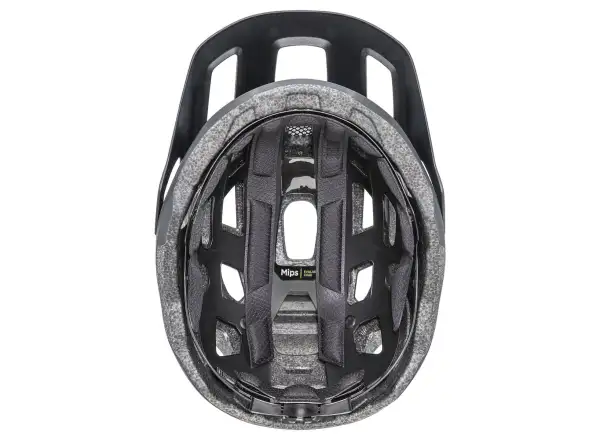 Uvex React JR. Mips kask Black Matt