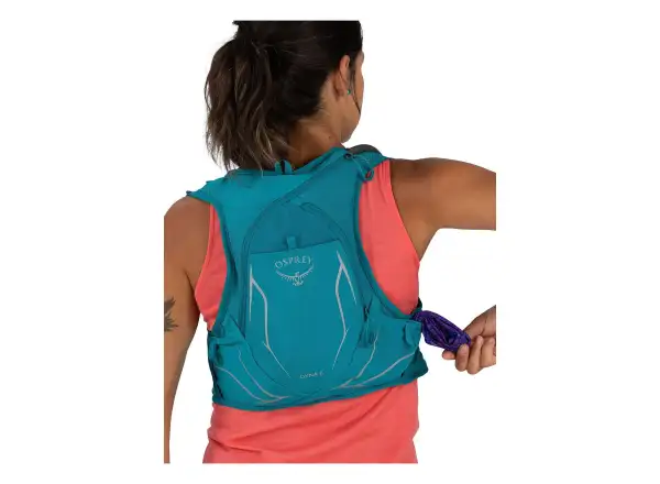 Osprey Dyna 6 damska kamizelka do biegania + 2x butelka Hydraulics 0,5 l Kakio/Manuka Pink