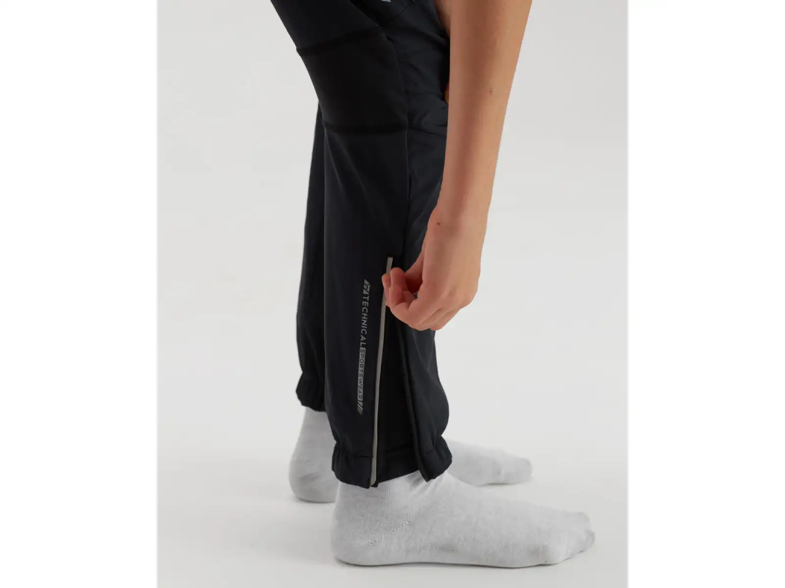 Silvini Melito CP1329 dziecięce spodnie biegowe Black