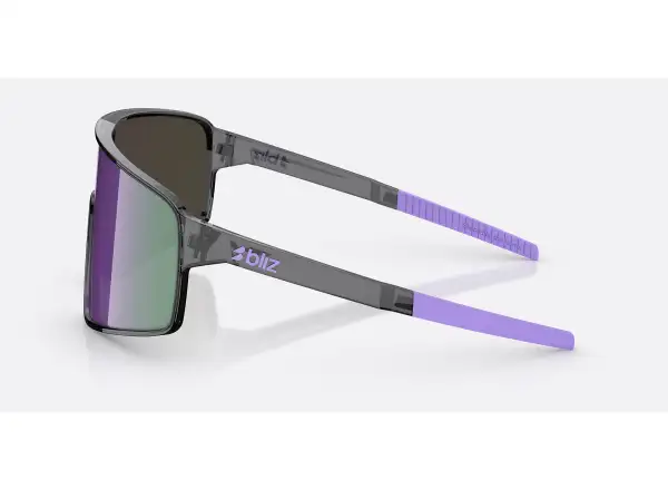 Bliz P001s okulary przeciwsłoneczne Crystal Black/Grey Purple Multi
