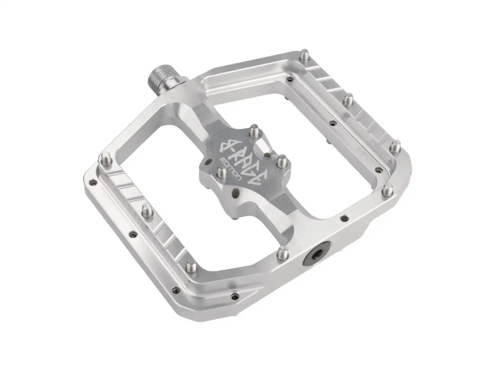 Burgtec Penthouse MK5 B-Rage Edition platformowe pedały Rhodium Silver