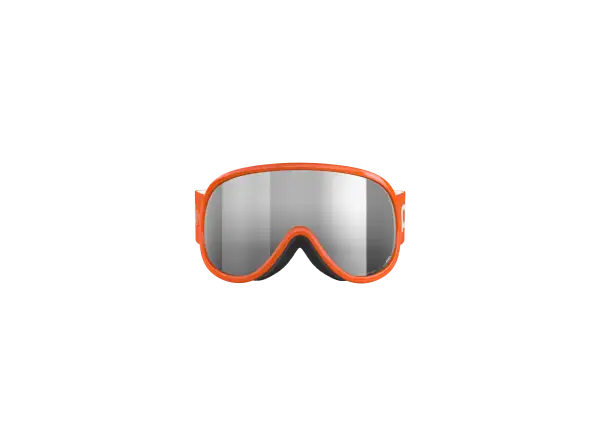 POC POCito Retina dziecięce gogle narciarskie Fluorescent Orange/Partly Sunny Silver