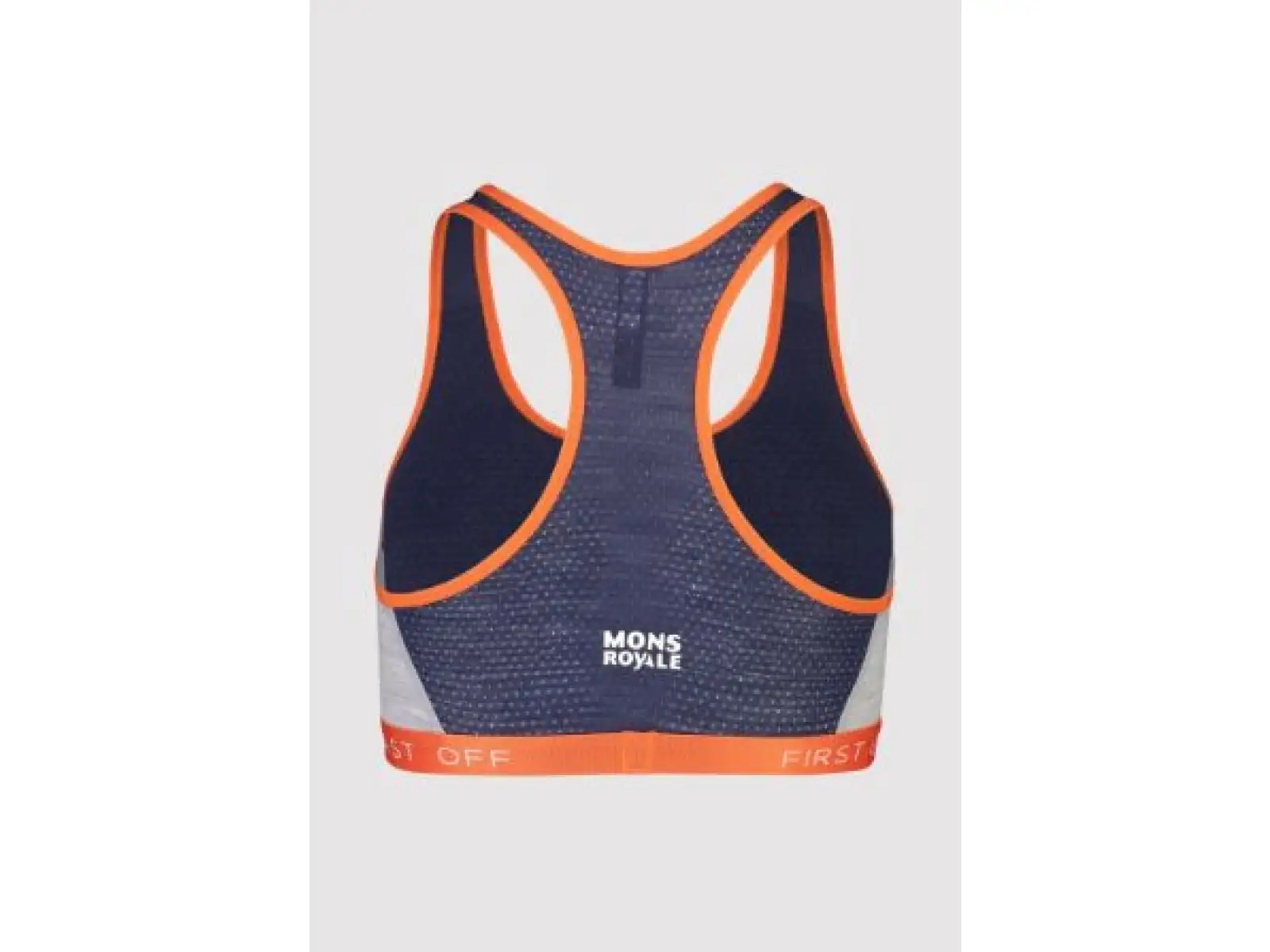 Mons Royale Sierra Sports stanik Navy/Orange Smash