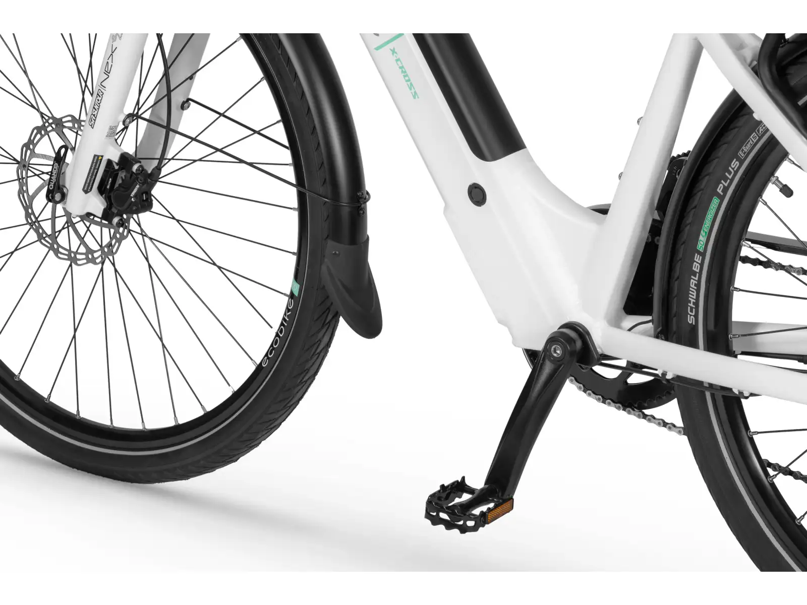 Ecobike X-Cross 630 Wh White trekkingowy rower elektryczny