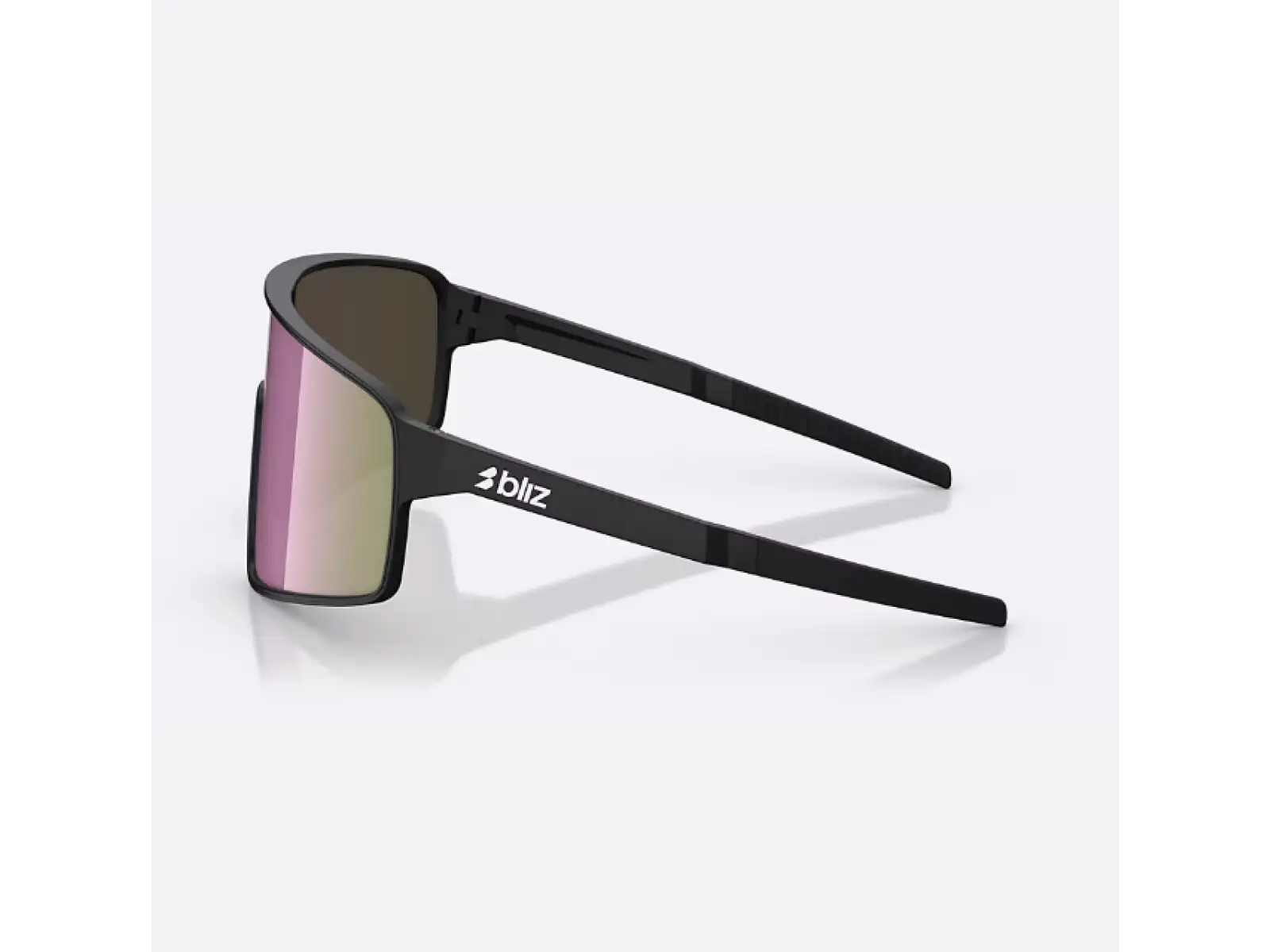 Bliz P001 okulary przeciwsłoneczne Matte Black/Brown Pink Multi