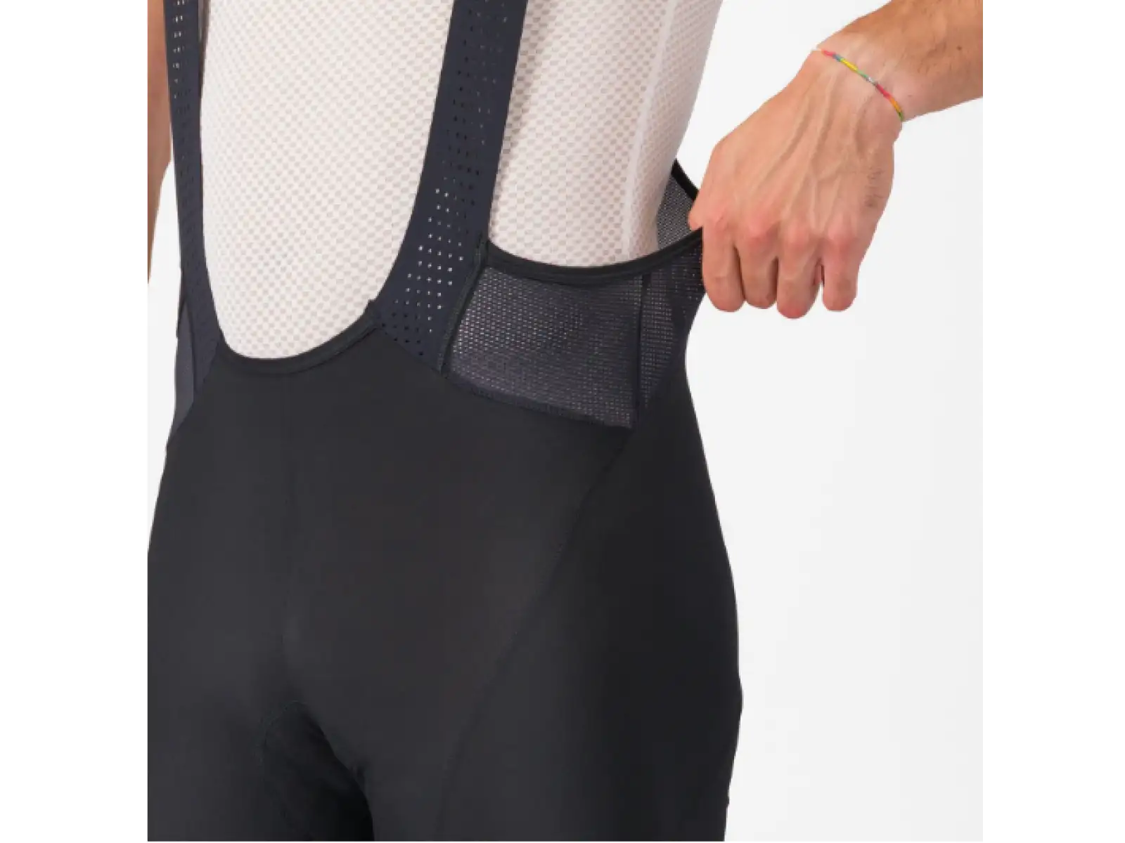 Castelli Endurance 4 męskie spodenki z wkładką i szelkami Black