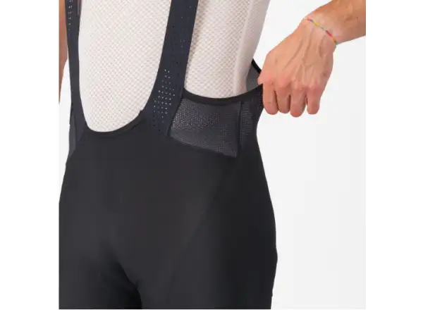 Castelli Endurance 4 męskie spodenki z wkładką i szelkami Black