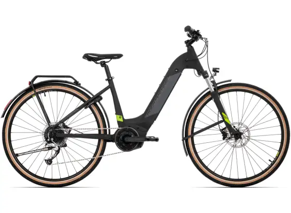Rock Machine Crossride e500 B Touring krosowy rower elektryczny Matte Black/Grey