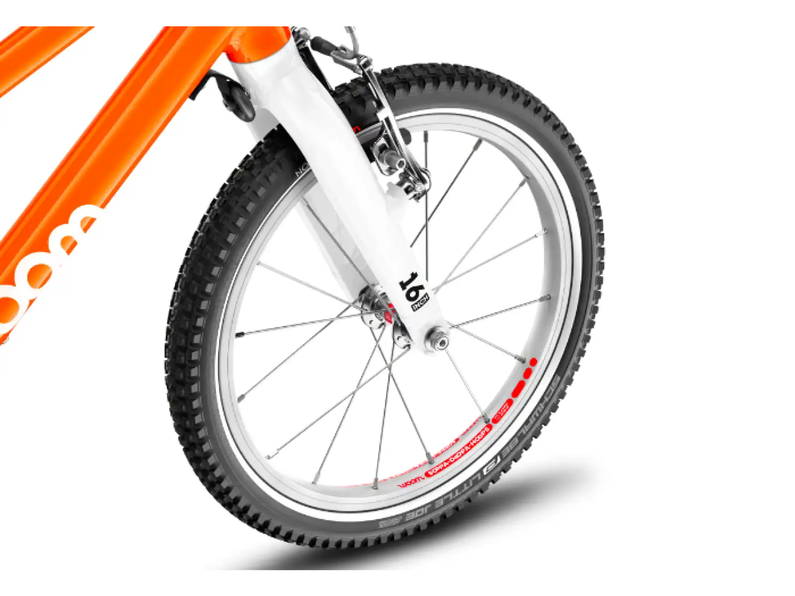 Woom 3 Automagic rower dziecięcy 16" Flame Orange