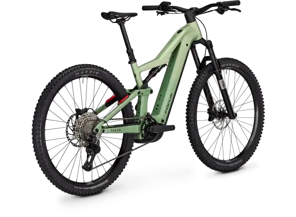 Focus THRON 8 800Wh w pełni amortyzowany rower elektryczny Mintgrey matt / Artichokegreen matt