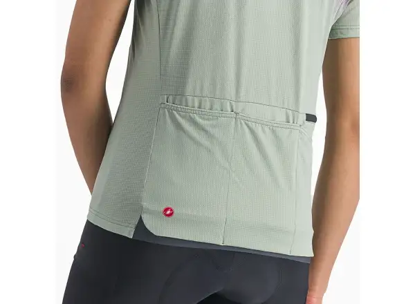 Castelli Unlimited Sentiero 2 damska koszulka z krótkim rękawem Defender Green