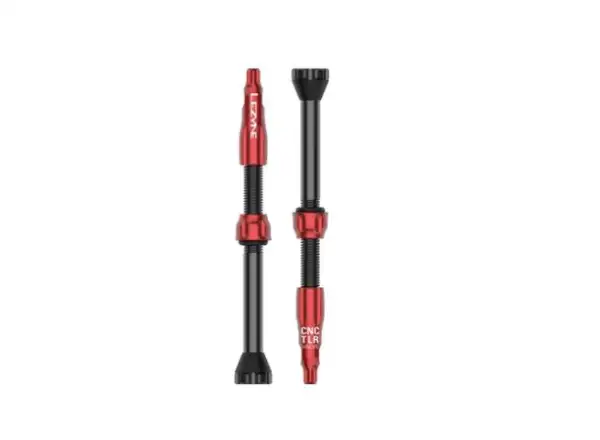 Lezyne CNC TLR wentyle bezdętkowe 44 mm czerwona