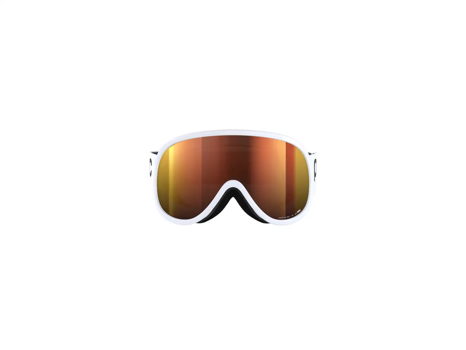 POC Retina Mid gogle narciarskie Hydrogen White/Partly Sunny Orange