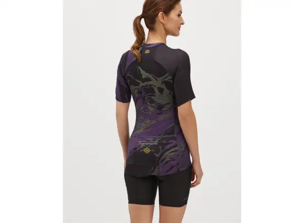 Silvini Catirina damska koszulka krótki rękaw Black/Plum