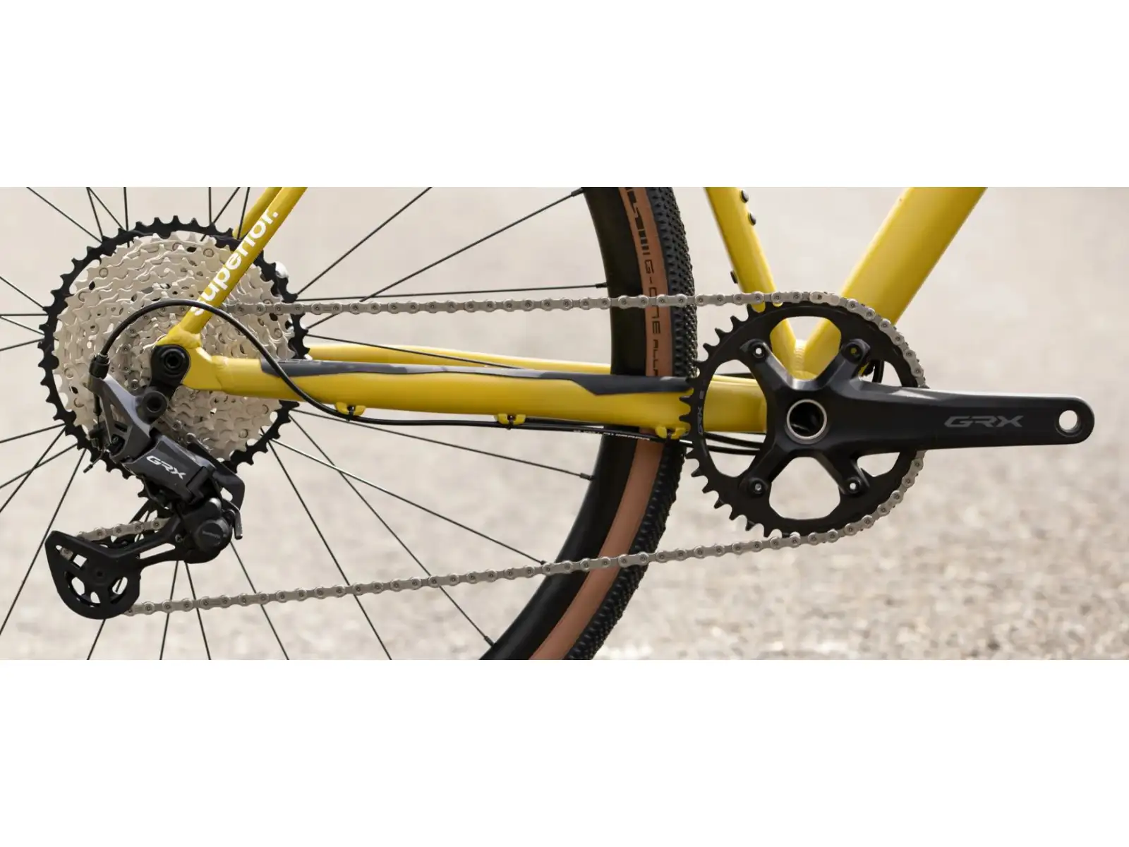 Superior X-Road 6.5 GR rower żwirowy matte mustard / black