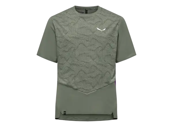 Salewa Pedroc Tech Dry męska koszulka z krótkim rękawem Foaded green