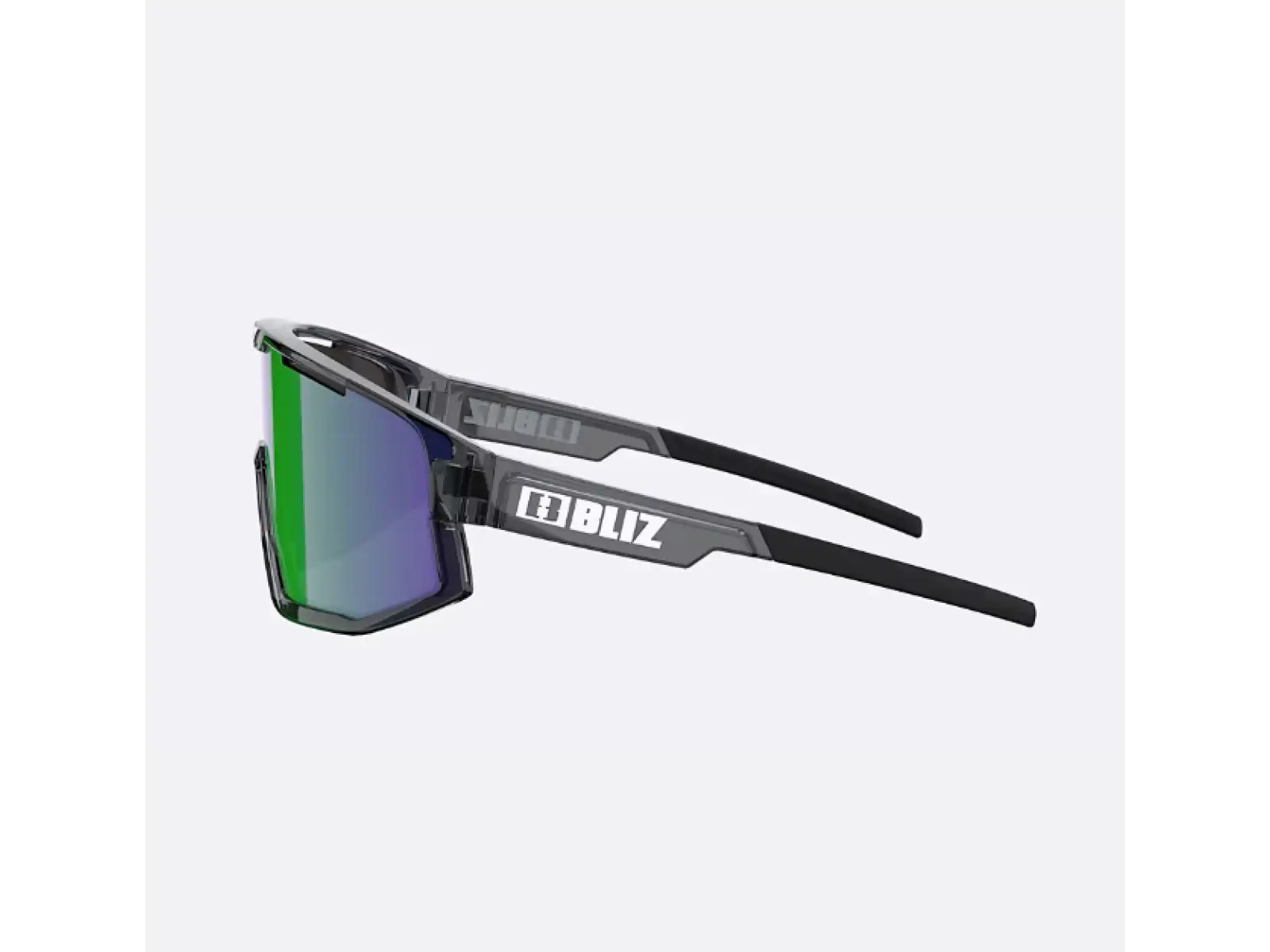 Bliz Fusion Small okulary przeciwsłoneczne Crystal Black/Brown Green Multi