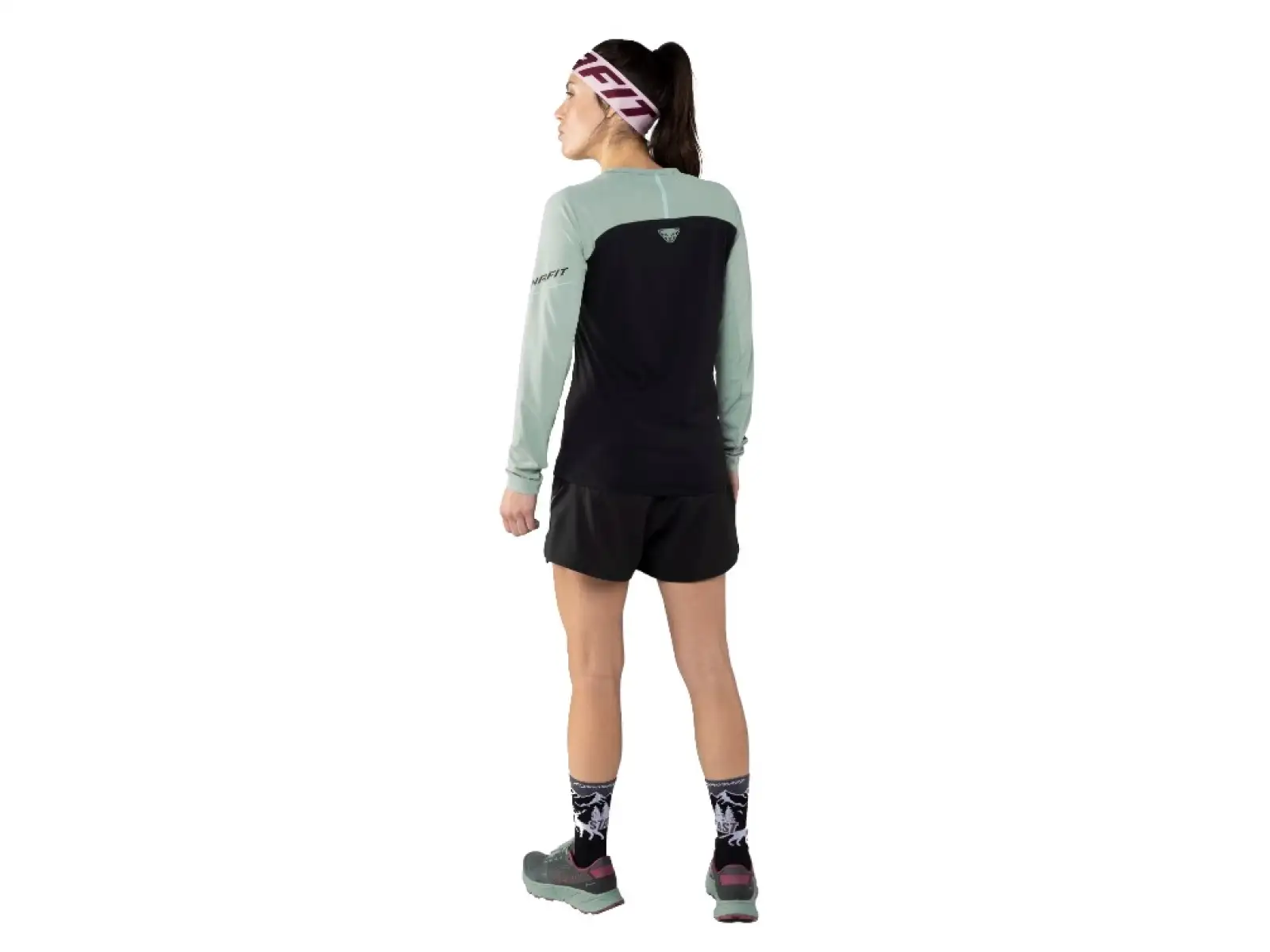 Dynafit Alpine Pro damski longsleeve Black Out/Jadelite