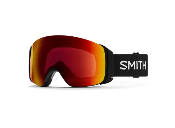 Smith 4D Mag gogle narciarskie Black / ChromaPop Sun Red Mirror (2 szyby)