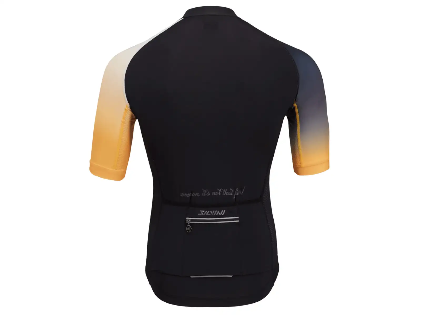 Silvini Mazzano męska koszulka z krótkim rękawem black/yellow
