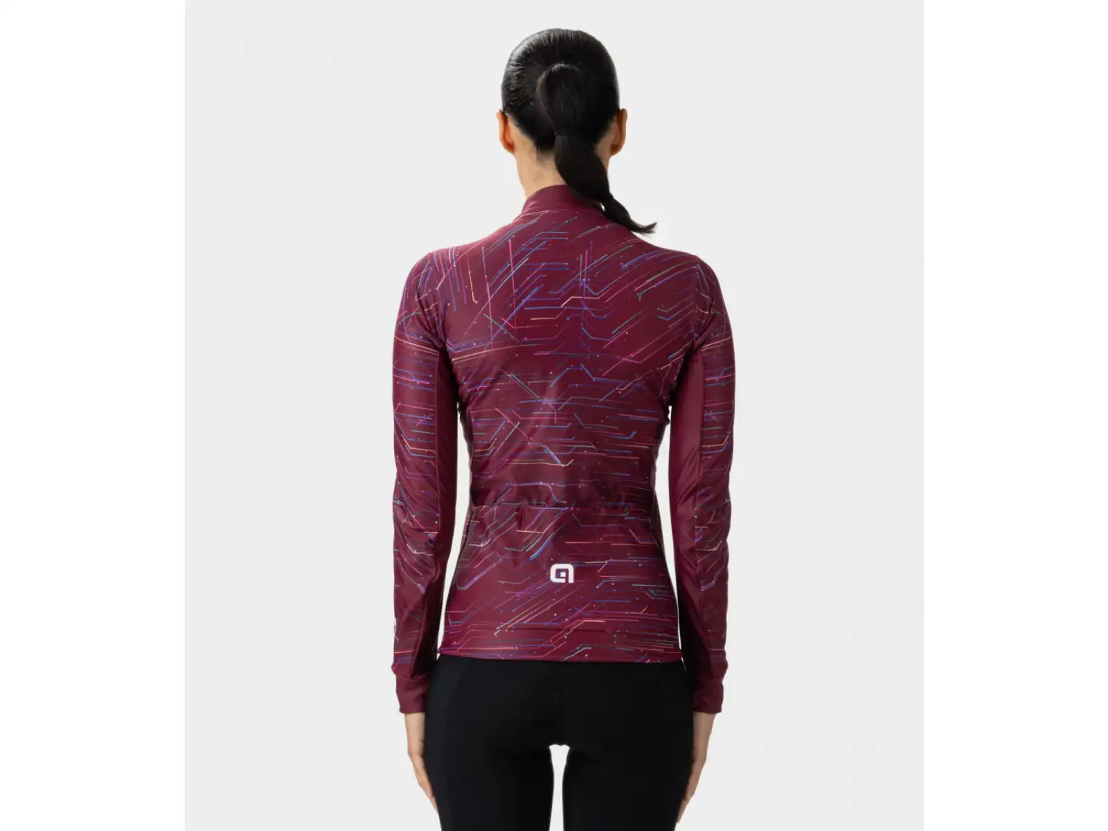 Alé Byte PR-E damski dres długi rękaw Bordeaux