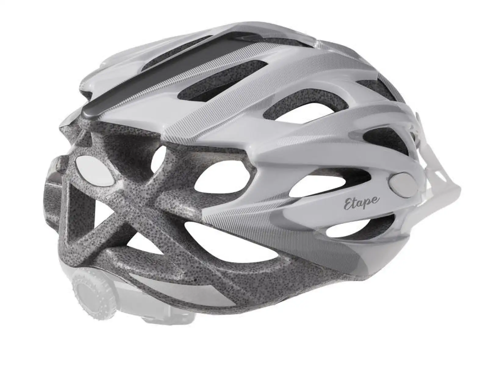Etape Venus damski kask rowerowy biała/srebrna mat