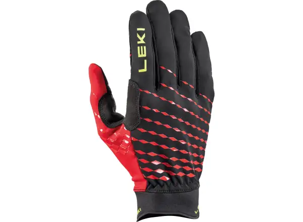 Leki Ultra Trail Breeze rękawice Black/Red/Neon Yellow