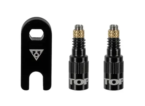 Topeak Turboflow Valve Adapter adapter zaworu czarna