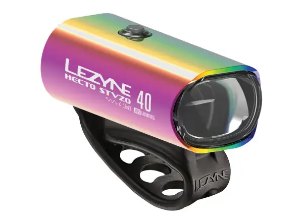 Lezyne Hecto Drive 40 STVZO przednie światło neo metallic