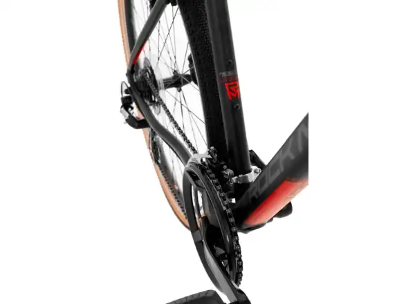 Rock Machine CrossRide 100 mat black/dark grey/brick red rower trekkingowy