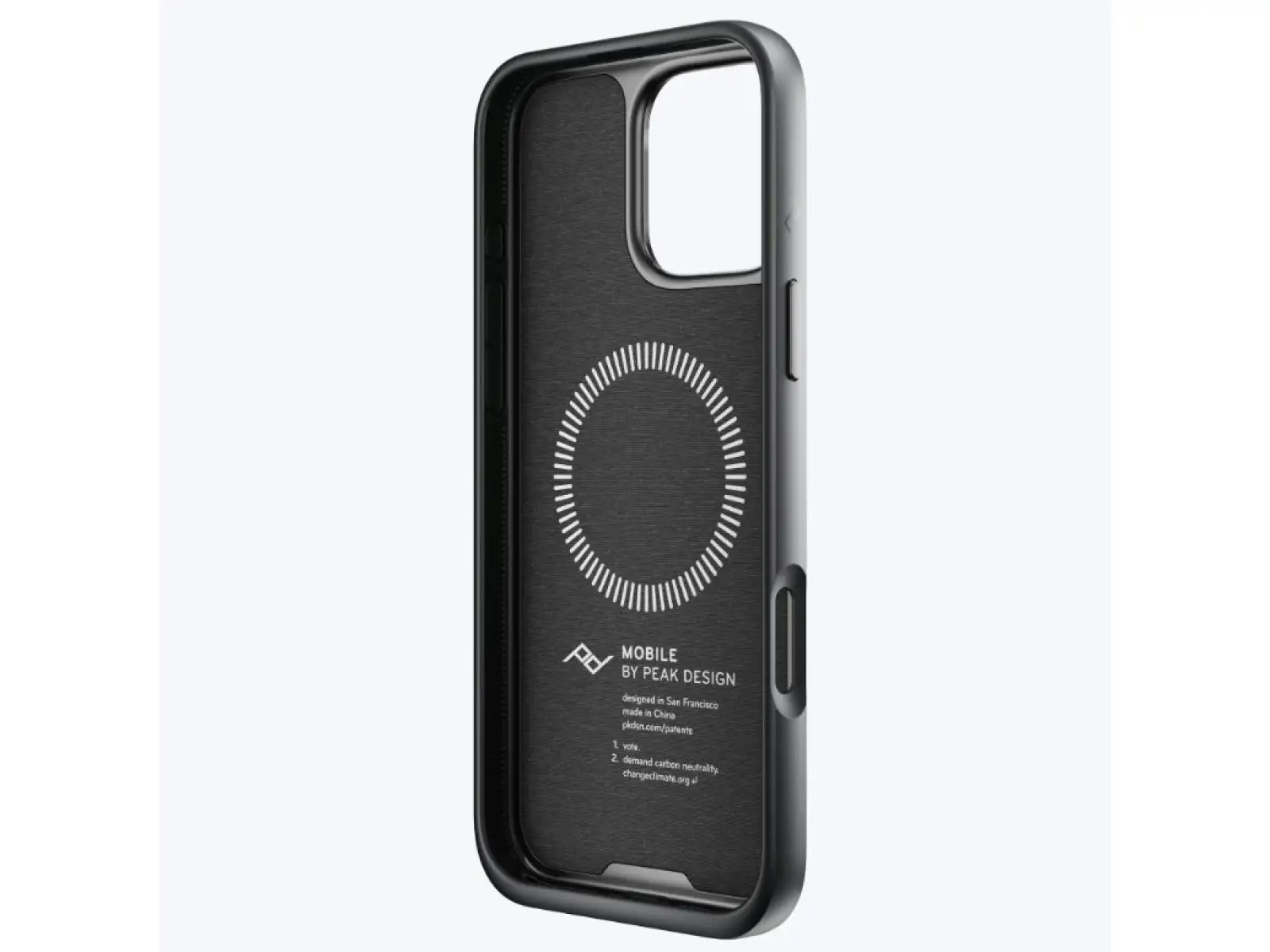 Peak Design Mobile Everyday Fabric Case iPhone 16 Pro Max etui na telefon Charcoal